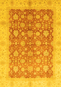 Oriental Yellow Traditional Rug, abs3655yw