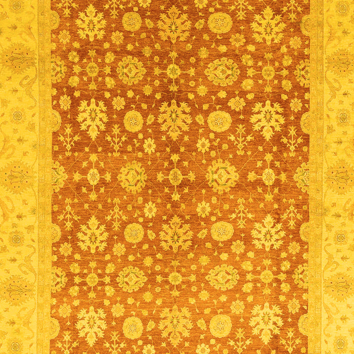 Oriental Yellow Traditional Rug, abs3655yw