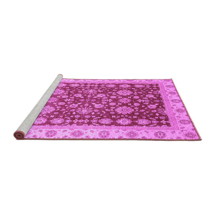 Sideview of Machine Washable Oriental Purple Traditional Area Rugs, wshabs3656pur
