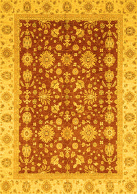 Oriental Yellow Traditional Rug, abs3656yw