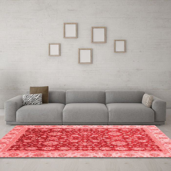 Traditional Red Washable Rugs