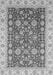 Machine Washable Oriental Gray Traditional Rug, wshabs3656gry