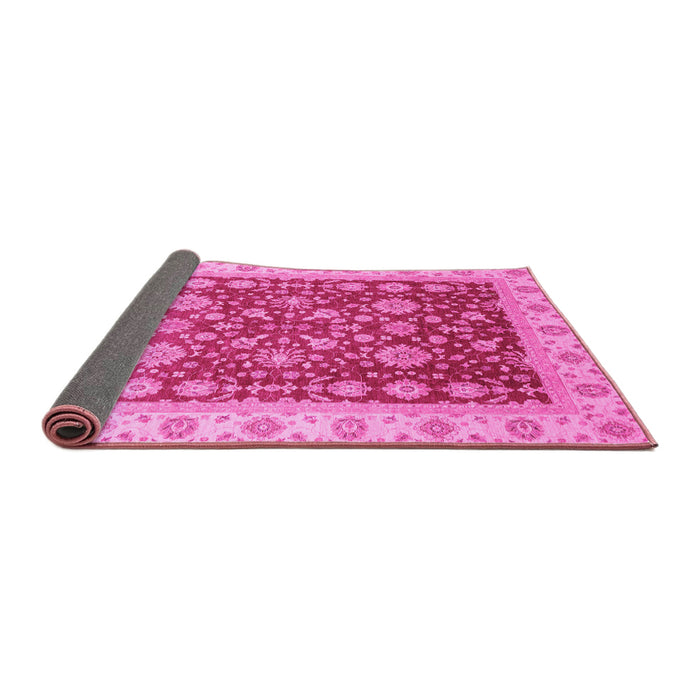Sideview of Oriental Pink Traditional Rug, abs3656pnk