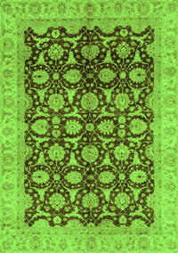 Oriental Green Traditional Rug, abs3657grn