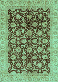 Oriental Turquoise Traditional Rug, abs3657turq