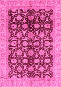 Oriental Pink Traditional Rug, abs3657pnk