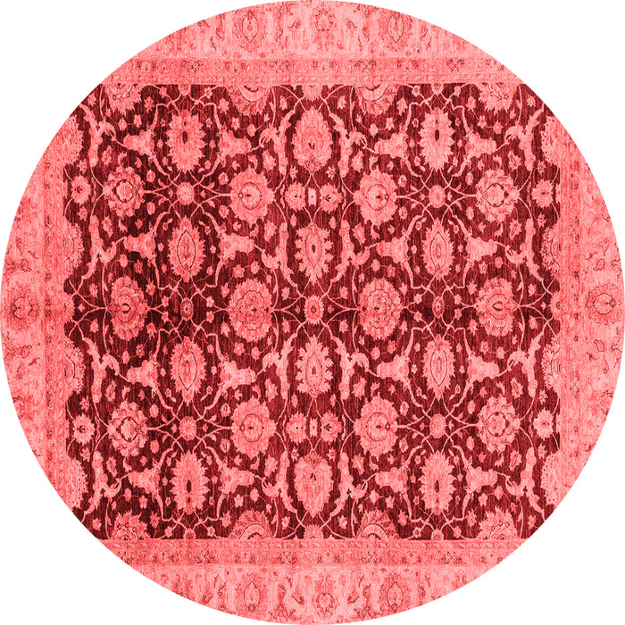 Machine Washable Oriental Red Traditional Rug, wshabs3657red