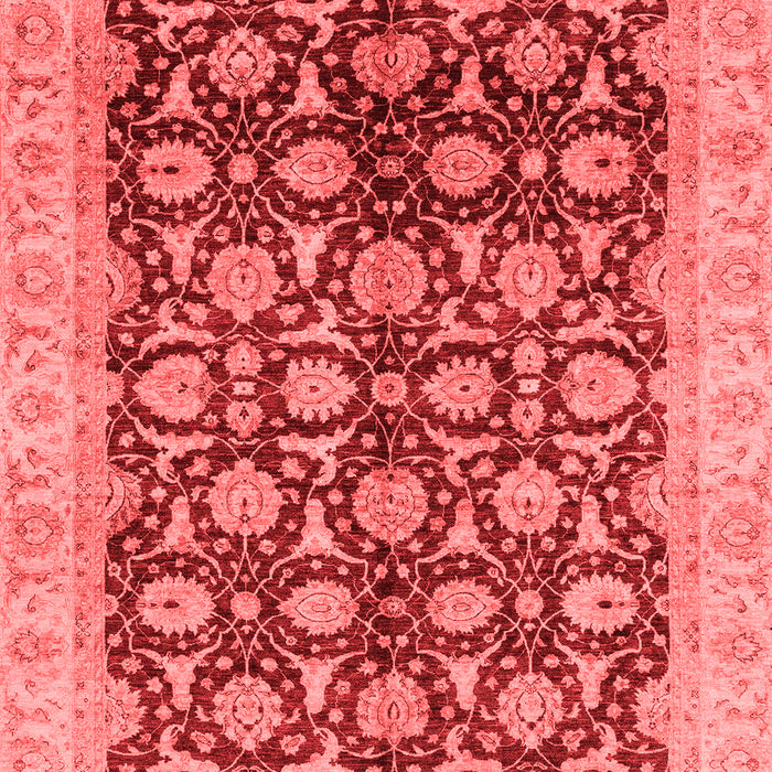 Machine Washable Oriental Red Traditional Rug, wshabs3657red