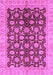 Machine Washable Oriental Purple Traditional Area Rugs, wshabs3657pur