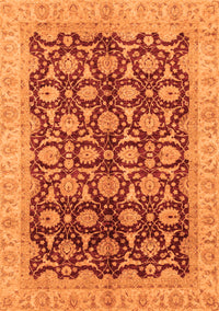 Oriental Orange Traditional Rug, abs3657org