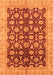 Oriental Orange Traditional Rug, abs3657org