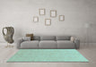 Machine Washable Abstract Light Blue Modern Rug in a Living Room, wshabs3658lblu