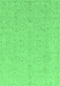 Abstract Emerald Green Modern Rug, abs3658emgrn