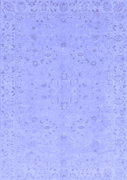 Abstract Blue Modern Rug, abs3658blu