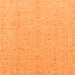 Square Machine Washable Abstract Orange Modern Area Rugs, wshabs3658org