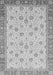 Machine Washable Abstract Gray Modern Rug, wshabs3659gry