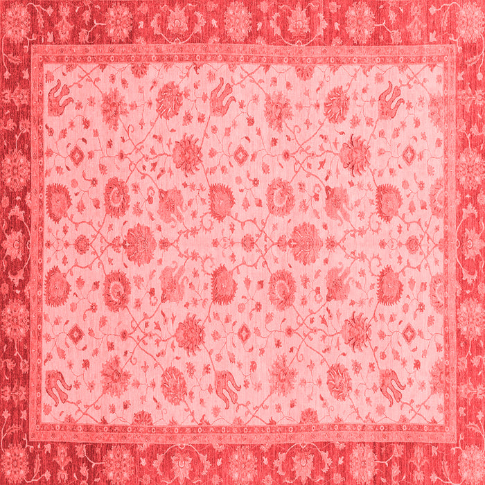 Machine Washable Abstract Red Modern Rug, wshabs3659red