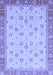 Machine Washable Abstract Blue Modern Rug, wshabs3659blu