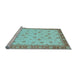 Sideview of Machine Washable Abstract Light Blue Modern Rug, wshabs3659lblu