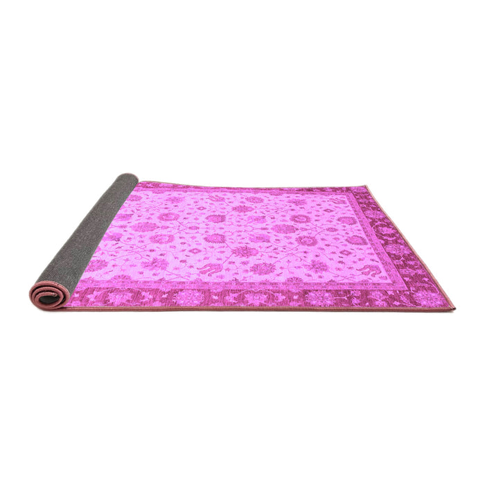 Sideview of Abstract Purple Modern Rug, abs3659pur