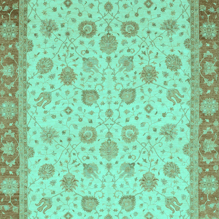Abstract Turquoise Modern Rug, abs3659turq