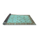 Sideview of Abstract Light Blue Modern Rug, abs3659lblu