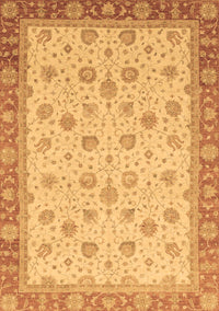 Abstract Brown Modern Rug, abs3659brn