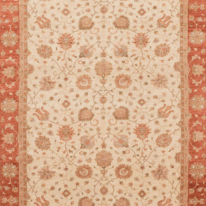 Machine Washable Abstract Orange Rug, wshabs3659