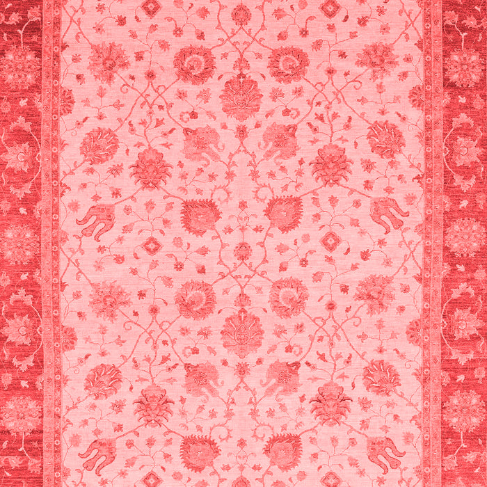 Machine Washable Abstract Red Modern Rug, wshabs3659red