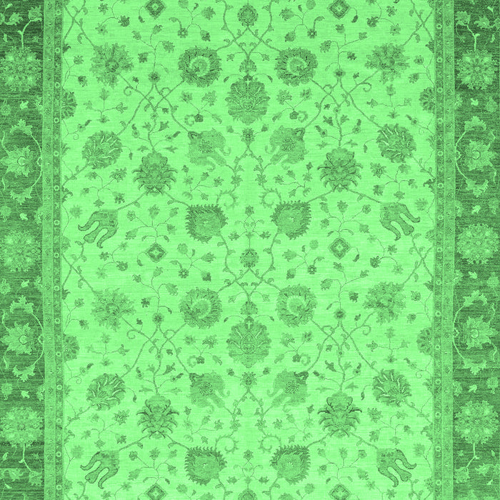 Abstract Emerald Green Modern Rug, abs3659emgrn