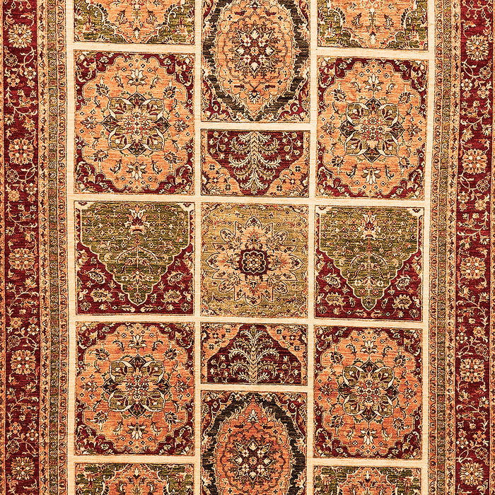 Abstract Orange Modern Rug, abs365org