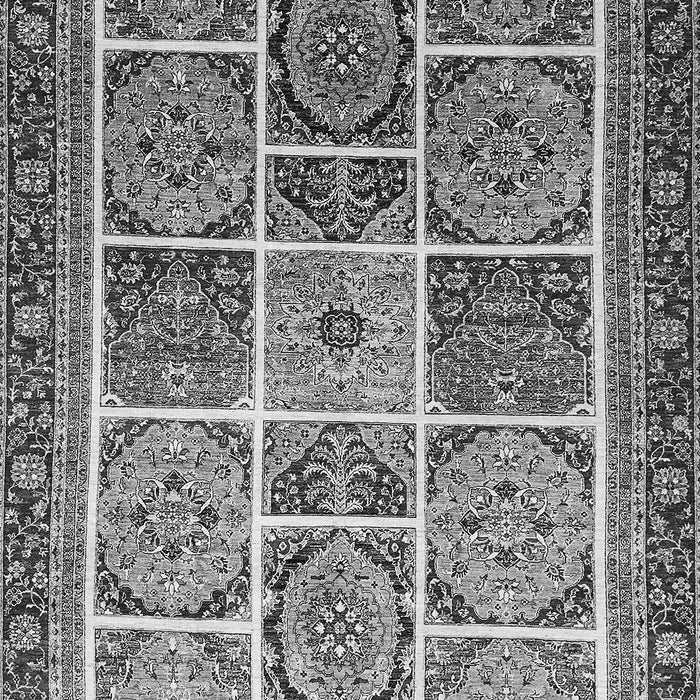 Machine Washable Abstract Gray Modern Rug, wshabs365gry