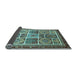 Sideview of Abstract Light Blue Modern Rug, abs365lblu