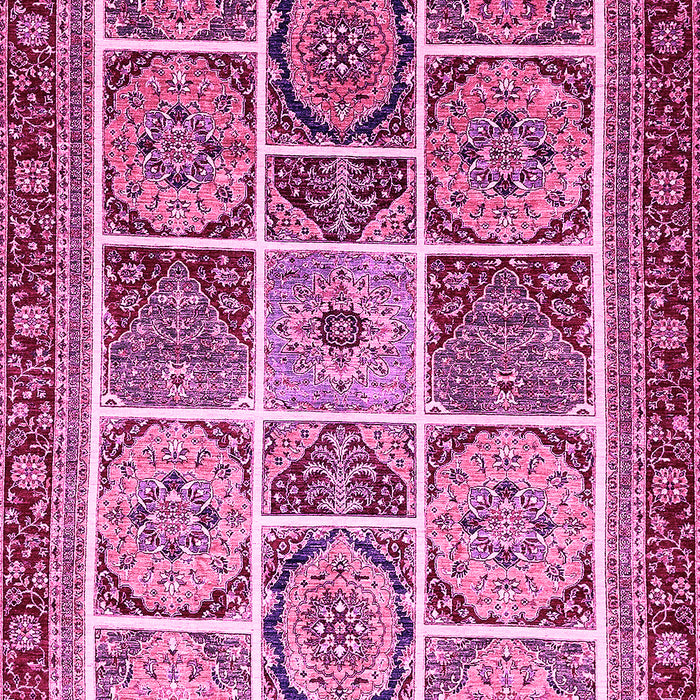 Machine Washable Abstract Pink Modern Rug, wshabs365pnk