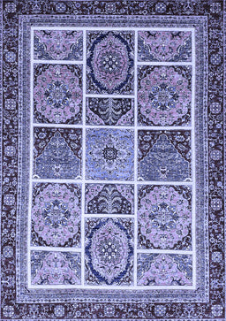 Abstract Blue Modern Rug, abs365blu