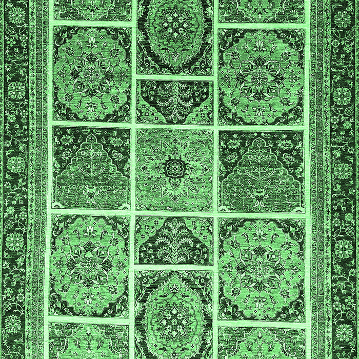 Abstract Emerald Green Modern Rug, abs365emgrn
