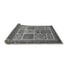 Sideview of Abstract Gray Modern Rug, abs365gry