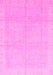 Machine Washable Abstract Pink Modern Rug, wshabs3660pnk