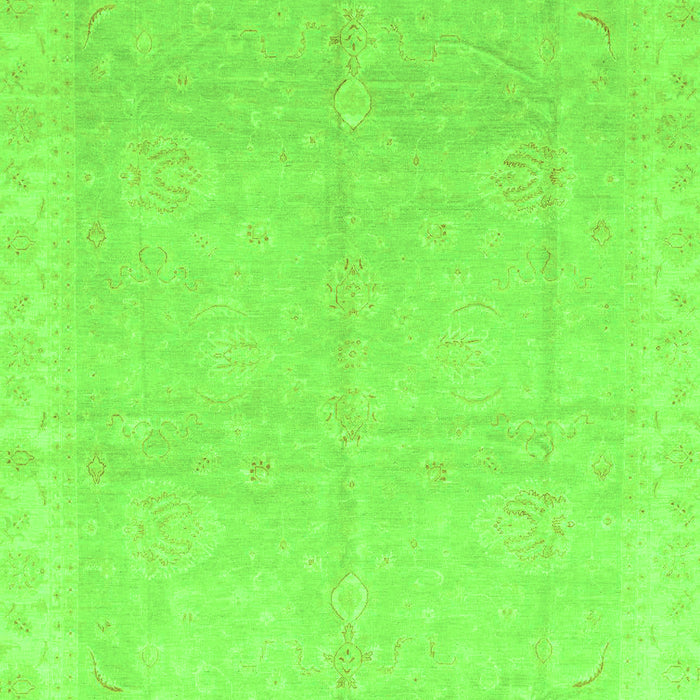 Machine Washable Abstract Green Modern Area Rugs, wshabs3660grn