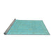 Sideview of Machine Washable Abstract Light Blue Modern Rug, wshabs3660lblu