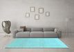 Machine Washable Abstract Light Blue Modern Rug in a Living Room, wshabs3660lblu