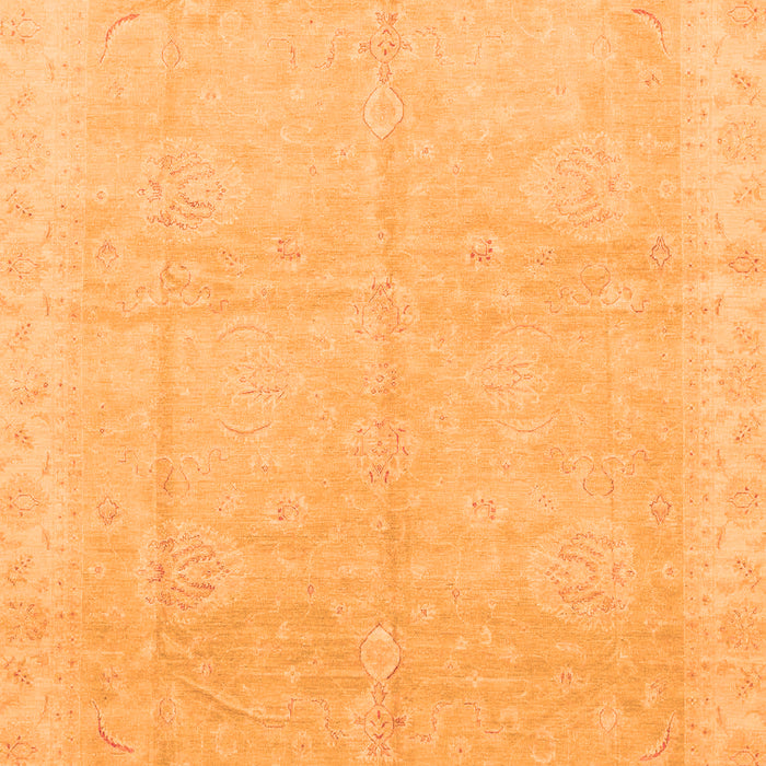 Abstract Orange Modern Rug, abs3660org
