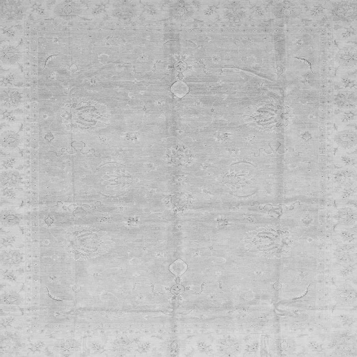 Square Abstract Gray Modern Rug, abs3660gry