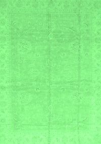 Abstract Emerald Green Modern Rug, abs3660emgrn