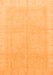 Machine Washable Abstract Orange Modern Area Rugs, wshabs3660org