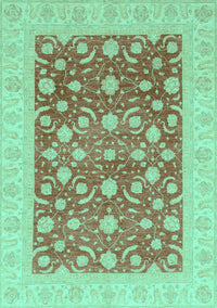 Oriental Turquoise Traditional Rug, abs3661turq