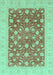 Oriental Turquoise Traditional Rug, abs3661turq