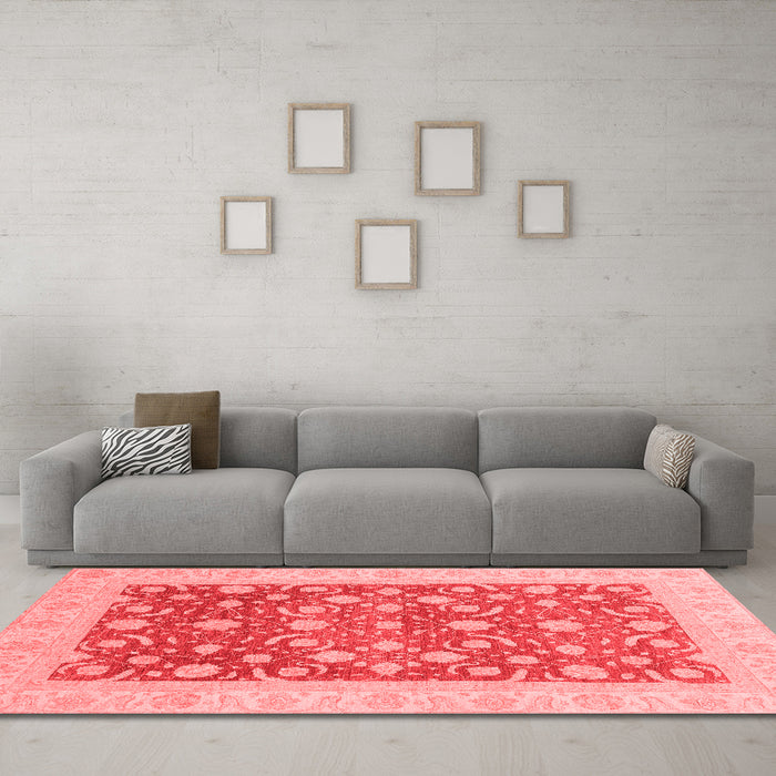 Traditional Red Washable Rugs