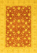 Oriental Yellow Traditional Rug, abs3661yw