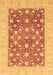 Machine Washable Oriental Brown Traditional Rug, wshabs3661brn